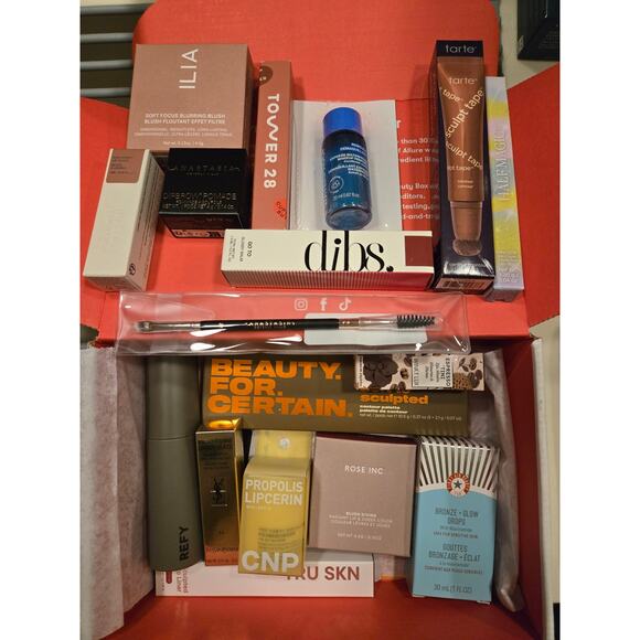 Sephora Other - Allure Beauty Box Fab Fit Fun Box Makeup Skincare Haircare Bundle Blush Lip Skin
